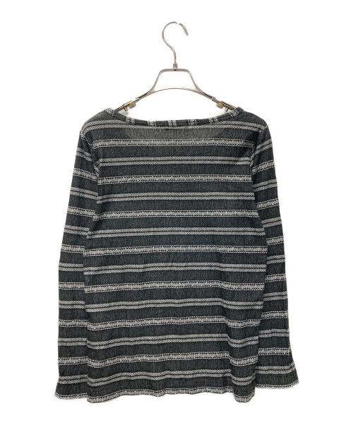 tricot COMME des GARCONS（トリココムデギャルソン）tricot COMME des GARCONS (トリココムデギャルソン) ボーダーカットソー ブラック サイズ:不明の古着・服飾アイテム