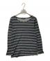 tricot COMME des GARCONS（トリココムデギャルソン）の古着「ボーダーカットソー」｜ブラック