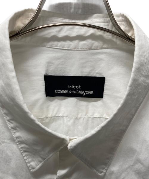 tricot COMME des GARCONS（トリココムデギャルソン）tricot COMME des GARCONS (トリココムデギャルソン) リボン付きシャツ ホワイト サイズ:表記無しの古着・服飾アイテム