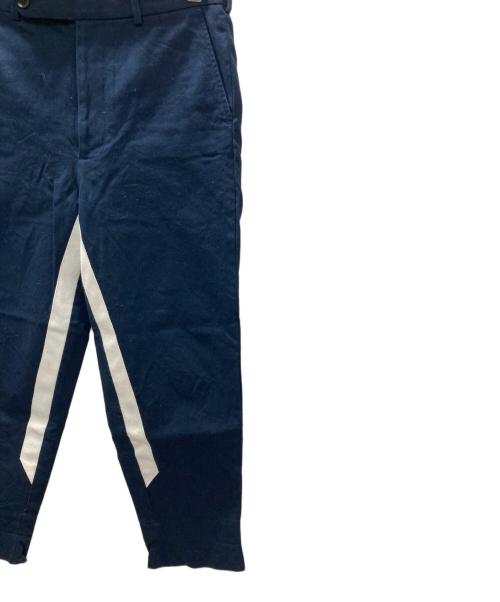 GROUND Y（グラウンドワイ）GROUND Y (グラウンドワイ) ラインパンツ ネイビー サイズ:1の古着・服飾アイテム