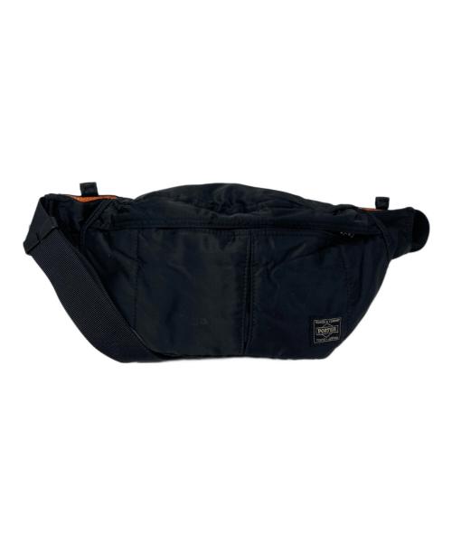 PORTER（ポーター）PORTER (ポーター) TANKER WAIST BAG/タンカーウエストバッグ ブラックの古着・服飾アイテム