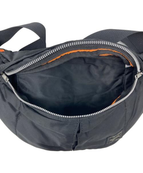 PORTER（ポーター）PORTER (ポーター) TANKER WAIST BAG/タンカーウエストバッグ ブラックの古着・服飾アイテム