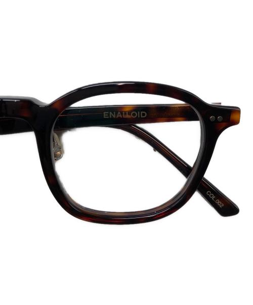 EnaLloid（エナロイド）EnaLloid (エナロイド) HOPKINS ホプキンス/アイウェア ブラウン サイズ:47□22-145の古着・服飾アイテム