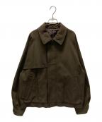steinシュタイン）の古着「OVERSIZED HARRINGTON ZIP JACKET」｜MILITARY KHAKI