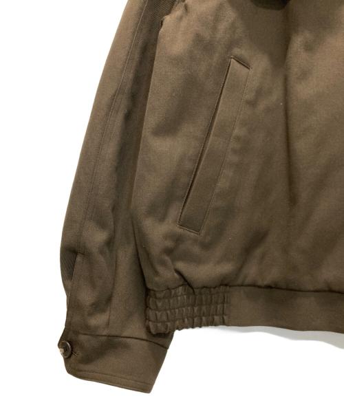 stein（シュタイン）stein (シュタイン) OVERSIZED HARRINGTON ZIP JACKET MILITARY KHAKI サイズ:Sの古着・服飾アイテム