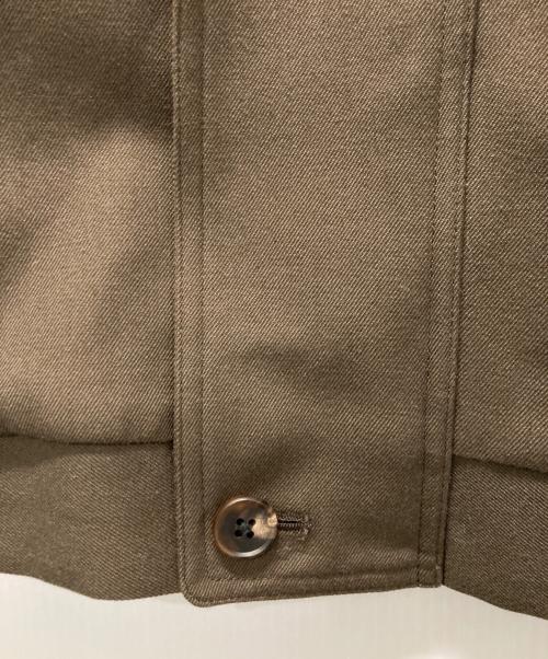 stein（シュタイン）stein (シュタイン) OVERSIZED HARRINGTON ZIP JACKET MILITARY KHAKI サイズ:Sの古着・服飾アイテム