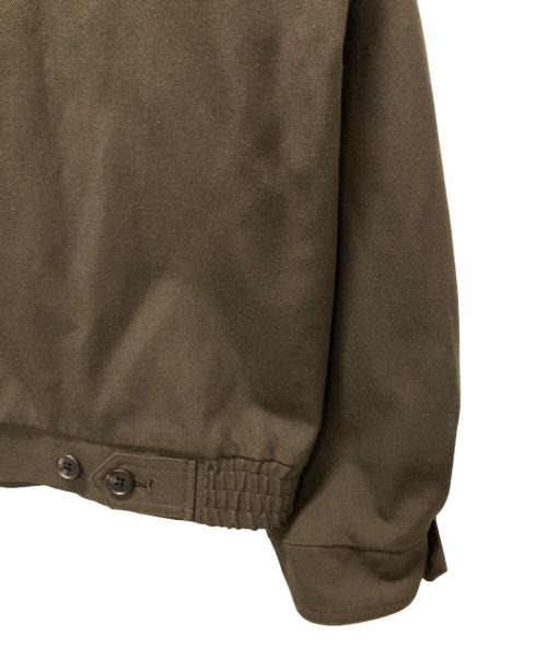 stein（シュタイン）stein (シュタイン) OVERSIZED HARRINGTON ZIP JACKET MILITARY KHAKI サイズ:Sの古着・服飾アイテム