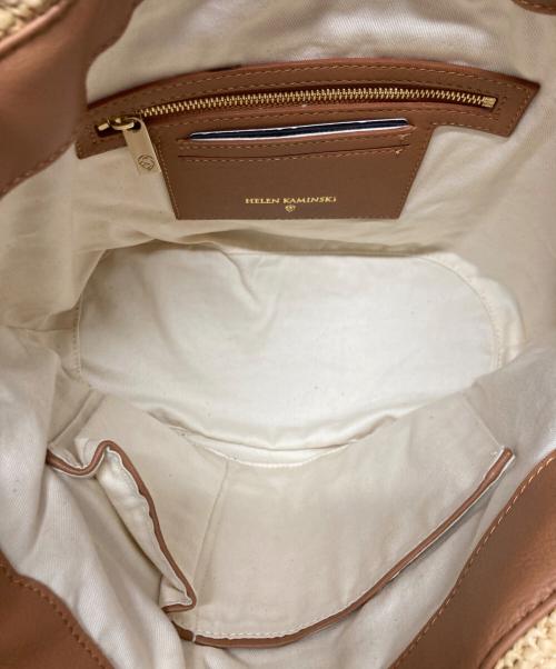 HELEN KAMINSKI（ヘレンカミンスキー）HELEN KAMINSKI (ヘレンカミンスキー) PEYTON S/ラフィアバッグ ベージュの古着・服飾アイテム