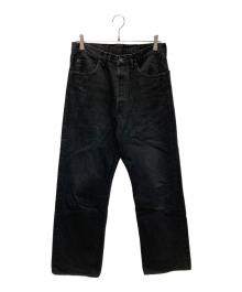 MARKA（マーカ）の古着「RELAX STRAIGHT FIT JEANS」｜ブラック