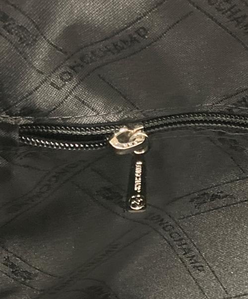 LONGCHAMP（ロンシャン）LONGCHAMP (ロンシャン) ロゾ クロコ型押しトートバッグ ブラックの古着・服飾アイテム