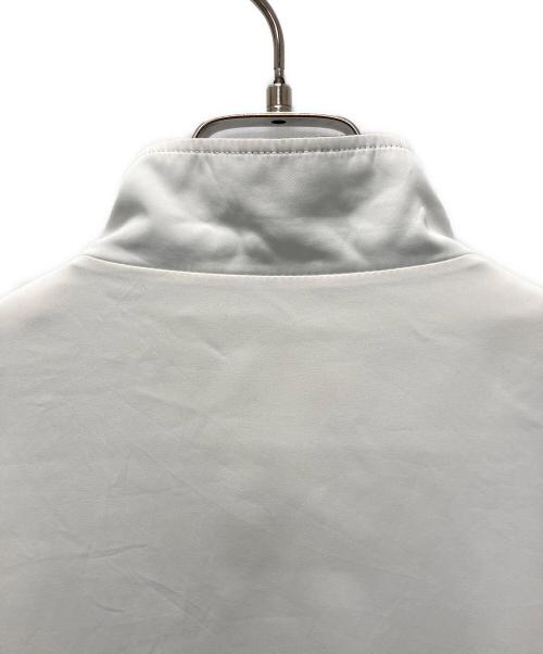 Yves Saint Laurent pour homme（イヴサンローラン プールオム）Yves Saint Laurent pour homme (イヴサンローラン プールオム) ワンポイントロゴ刺繍ジップジャケット ホワイト サイズ:105の古着・服飾アイテム