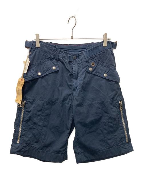 POLO RALPH LAUREN（ポロ・ラルフローレン）POLO RALPH LAUREN (ポロ・ラルフローレン) ハーフカーゴパンツ ネイビー サイズ:30の古着・服飾アイテム