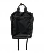 PORTERポーター）の古着「STAGE 2WAY RUCKSACK」｜ブラック