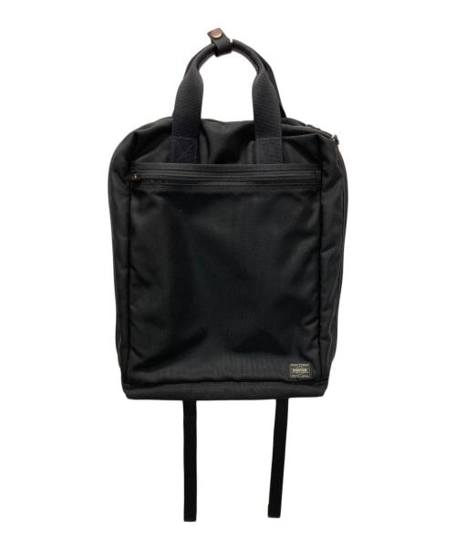 PORTER（ポーター）PORTER (ポーター) STAGE 2WAY RUCKSACK ブラックの古着・服飾アイテム