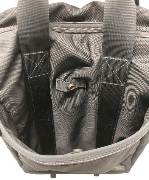 PORTER（ポーター）PORTER (ポーター) STAGE 2WAY RUCKSACK ブラックの古着・服飾アイテム