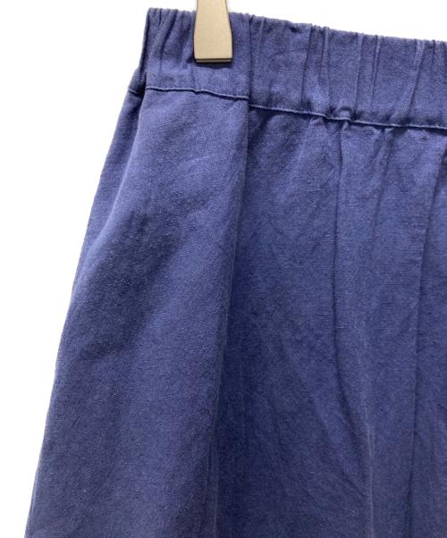 Jikonka（ジコンカ）Jikonka (ジコンカ) コットンリネンバルーンスカート ネイビー サイズ:表記無しの古着・服飾アイテム