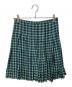 PRADA（プラダ）の古着「チェックプリーツスカート」｜ブラック×ブルー