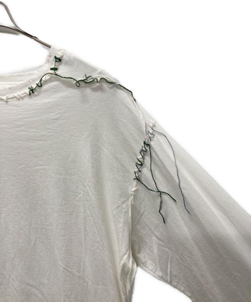 DISCOVERED（ディスカバード）DISCOVERED (ディスカバード) LOOPING DAMAGE CUTSEWN ホワイト サイズ:1の古着・服飾アイテム