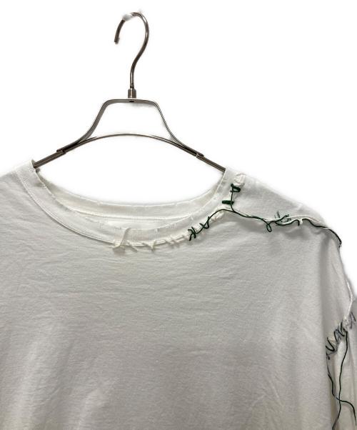 DISCOVERED（ディスカバード）DISCOVERED (ディスカバード) LOOPING DAMAGE CUTSEWN ホワイト サイズ:1の古着・服飾アイテム