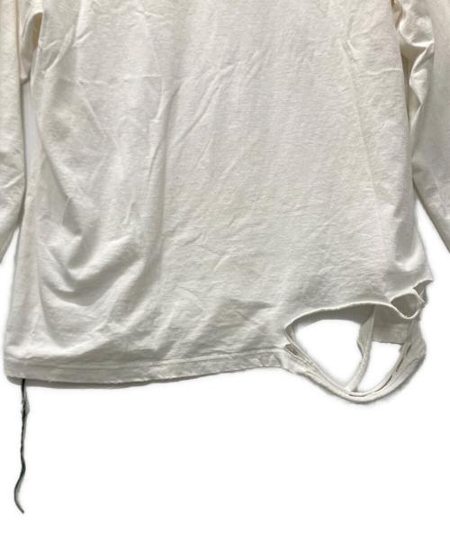 DISCOVERED（ディスカバード）DISCOVERED (ディスカバード) LOOPING DAMAGE CUTSEWN ホワイト サイズ:1の古着・服飾アイテム