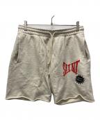 SAINT MICHAELセントマイケル）の古着「SWEAT SHORTS/スウェットハーフパンツ」｜ベージュ