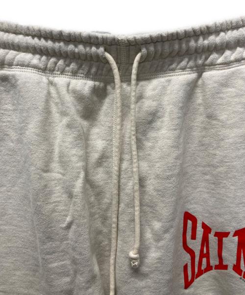 SAINT MICHAEL（セントマイケル）SAINT MICHAEL (セントマイケル) SWEAT SHORTS/スウェットハーフパンツ ベージュ サイズ:Mの古着・服飾アイテム