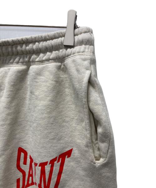 SAINT MICHAEL（セントマイケル）SAINT MICHAEL (セントマイケル) SWEAT SHORTS/スウェットハーフパンツ ベージュ サイズ:Mの古着・服飾アイテム