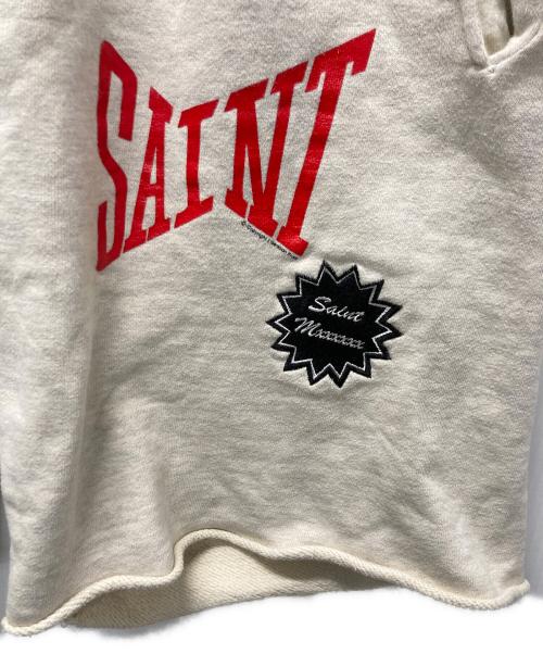 SAINT MICHAEL（セントマイケル）SAINT MICHAEL (セントマイケル) SWEAT SHORTS/スウェットハーフパンツ ベージュ サイズ:Mの古着・服飾アイテム