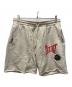SAINT MICHAEL（セントマイケル）の古着「SWEAT SHORTS/スウェットハーフパンツ」｜ベージュ