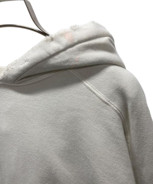 ANCELLM（アンセルム）ANCELLM (アンセルム) DYED DAMAGE HOODDIE/ダイダメージフーディー ホワイト サイズ:2の古着・服飾アイテム