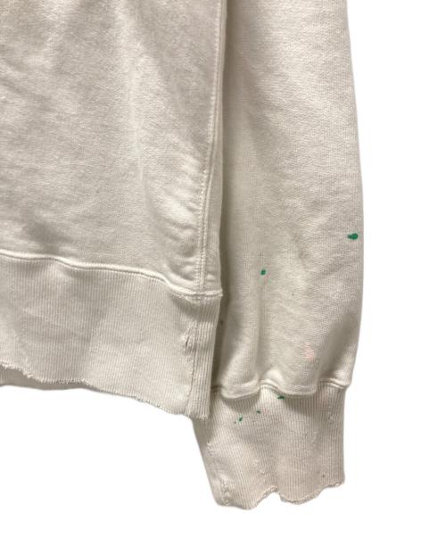 ANCELLM（アンセルム）ANCELLM (アンセルム) DYED DAMAGE HOODDIE/ダイダメージフーディー ホワイト サイズ:2の古着・服飾アイテム