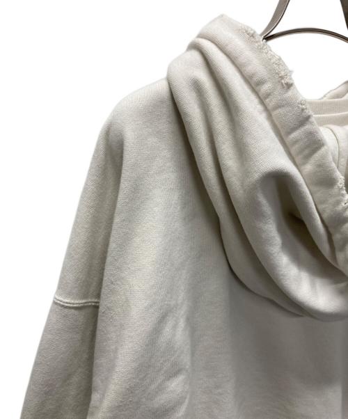 ANCELLM（アンセルム）ANCELLM (アンセルム) DYED DAMAGE HOODDIE/ダイダメージフーディー ホワイト サイズ:2の古着・服飾アイテム