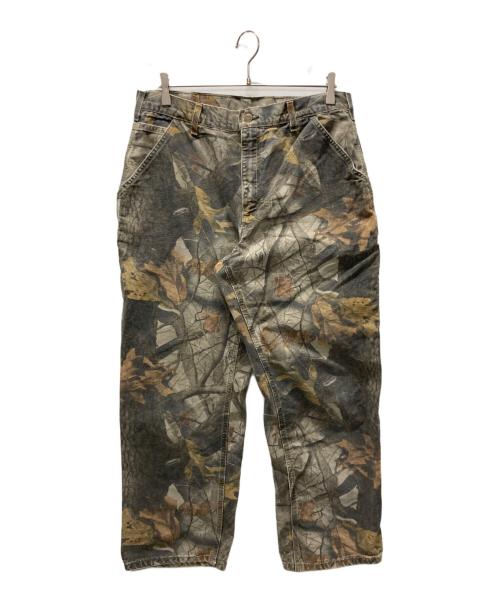CarHartt（カーハート）CarHartt (カーハート) 00‘sリアルツリーカモペインターパンツ ブラウン サイズ:36の古着・服飾アイテム