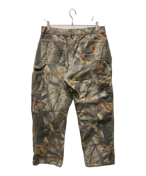 CarHartt（カーハート）CarHartt (カーハート) 00‘sリアルツリーカモペインターパンツ ブラウン サイズ:36の古着・服飾アイテム