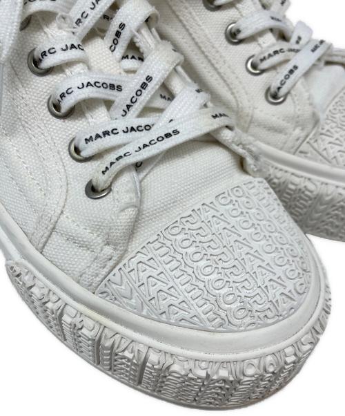 MARC JACOBS（マークジェイコブス）MARC JACOBS (マークジェイコブス) THE CANVAS SNEAKER/ダメージスニーカー ホワイト サイズ:36の古着・服飾アイテム