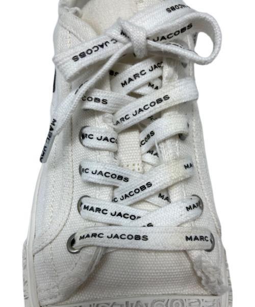 MARC JACOBS（マークジェイコブス）MARC JACOBS (マークジェイコブス) THE CANVAS SNEAKER/ダメージスニーカー ホワイト サイズ:36の古着・服飾アイテム