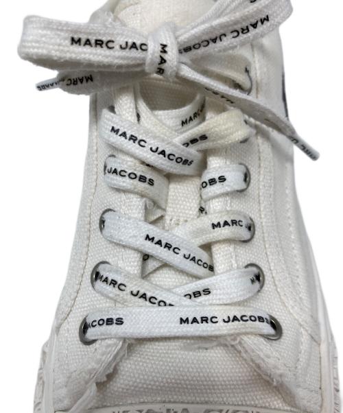 MARC JACOBS（マークジェイコブス）MARC JACOBS (マークジェイコブス) THE CANVAS SNEAKER/ダメージスニーカー ホワイト サイズ:36の古着・服飾アイテム