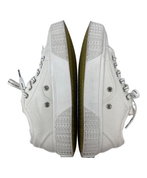 MARC JACOBS（マークジェイコブス）MARC JACOBS (マークジェイコブス) THE CANVAS SNEAKER/ダメージスニーカー ホワイト サイズ:36の古着・服飾アイテム
