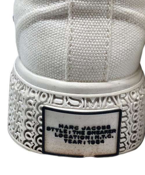 MARC JACOBS（マークジェイコブス）MARC JACOBS (マークジェイコブス) THE CANVAS SNEAKER/ダメージスニーカー ホワイト サイズ:36の古着・服飾アイテム