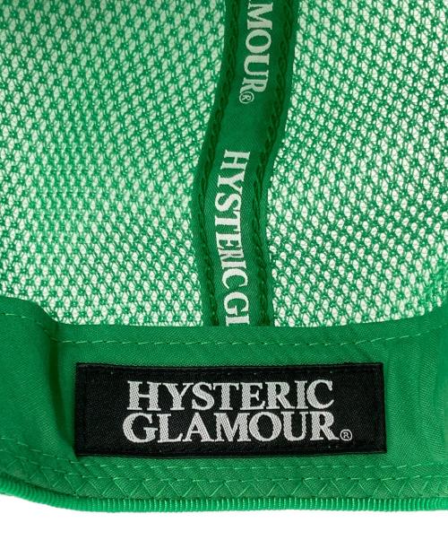 Hysteric Glamour（ヒステリックグラマー）Hysteric Glamour (ヒステリックグラマー) メッシュャップ グリーンの古着・服飾アイテム