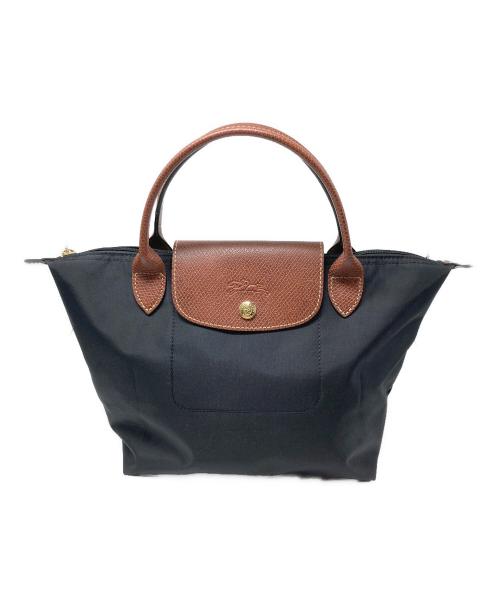 LONGCHAMP（ロンシャン）LONGCHAMP (ロンシャン) ル プリアージュS トップハンドルバッグ ブラックの古着・服飾アイテム