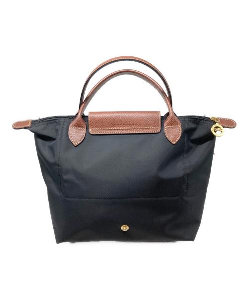 LONGCHAMP（ロンシャン）LONGCHAMP (ロンシャン) ル プリアージュS トップハンドルバッグ ブラックの古着・服飾アイテム