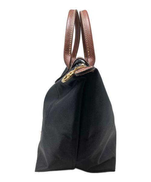 LONGCHAMP（ロンシャン）LONGCHAMP (ロンシャン) ル プリアージュS トップハンドルバッグ ブラックの古着・服飾アイテム