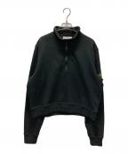 STONE ISLANDストーンアイランド）の古着「スウェットシャツ/ハーフジップスウェット」｜ブラック