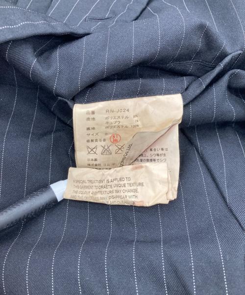 COMME des GARCONS COMME des GARCONS（コムデギャルソン コムデギャルソン）COMME des GARCONS COMME des GARCONS (コムデギャルソン コムデギャルソン) ストライプ燕尾ジャケット ブラック サイズ:Sの古着・服飾アイテム