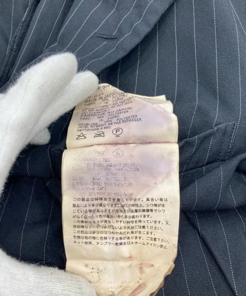 COMME des GARCONS COMME des GARCONS（コムデギャルソン コムデギャルソン）COMME des GARCONS COMME des GARCONS (コムデギャルソン コムデギャルソン) ストライプ燕尾ジャケット ブラック サイズ:Sの古着・服飾アイテム
