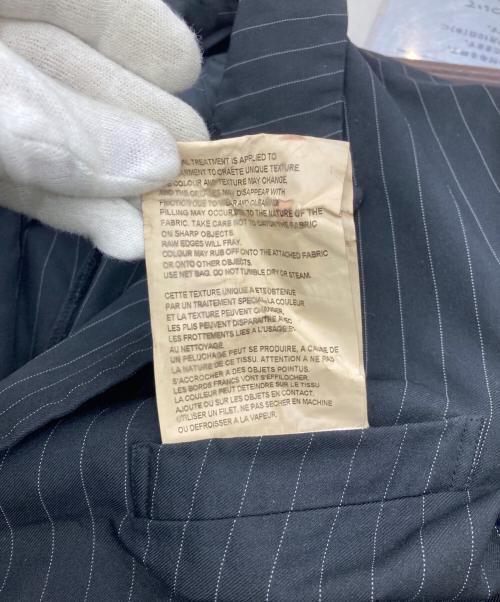COMME des GARCONS COMME des GARCONS（コムデギャルソン コムデギャルソン）COMME des GARCONS COMME des GARCONS (コムデギャルソン コムデギャルソン) ストライプ燕尾ジャケット ブラック サイズ:Sの古着・服飾アイテム