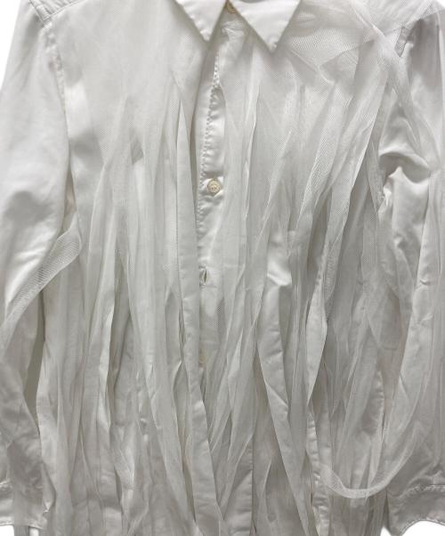 COMME des GARCONS COMME des GARCONS（コムデギャルソン コムデギャルソン）COMME des GARCONS COMME des GARCONS (コムデギャルソン コムデギャルソン) 断ち切りシャツブラウス ホワイト サイズ:XSの古着・服飾アイテム