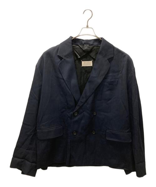 Maison Margiela（メゾンマルジェラ）Maison Margiela (メゾンマルジェラ) ダブルジャケット ネイビー サイズ:Sの古着・服飾アイテム