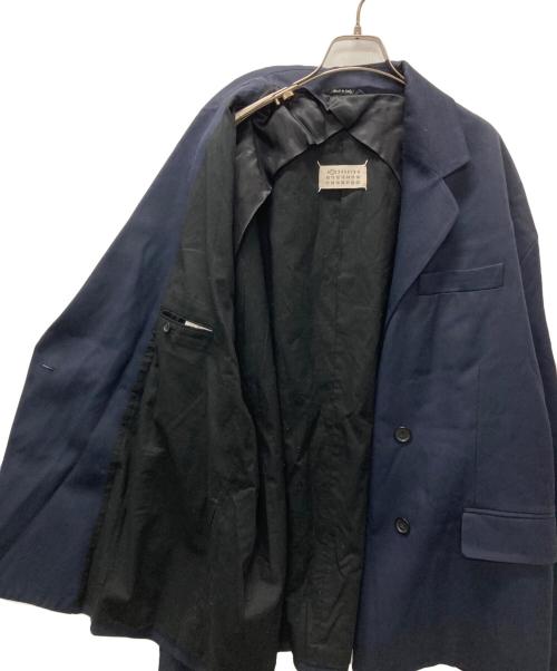 Maison Margiela（メゾンマルジェラ）Maison Margiela (メゾンマルジェラ) ダブルジャケット ネイビー サイズ:Sの古着・服飾アイテム